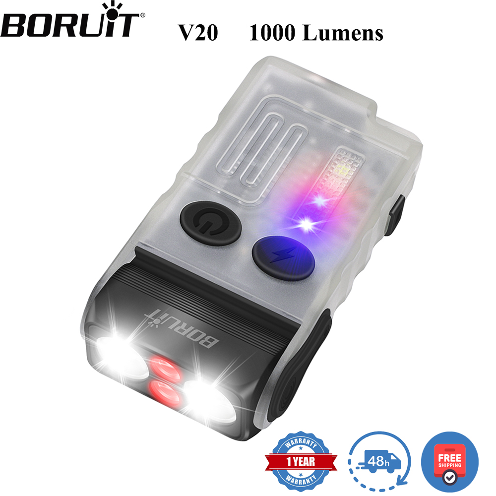 Outdoor Adventure Camp - BORUiT V20 Fluorescence Buzzer EDC LED