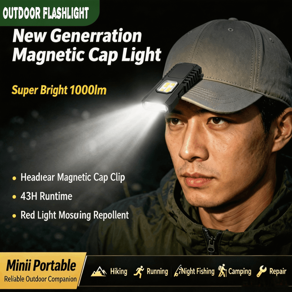 Outdoor Adventure Camp - Multifunctional USB Rechargeable Keychain Flashlight Mini
