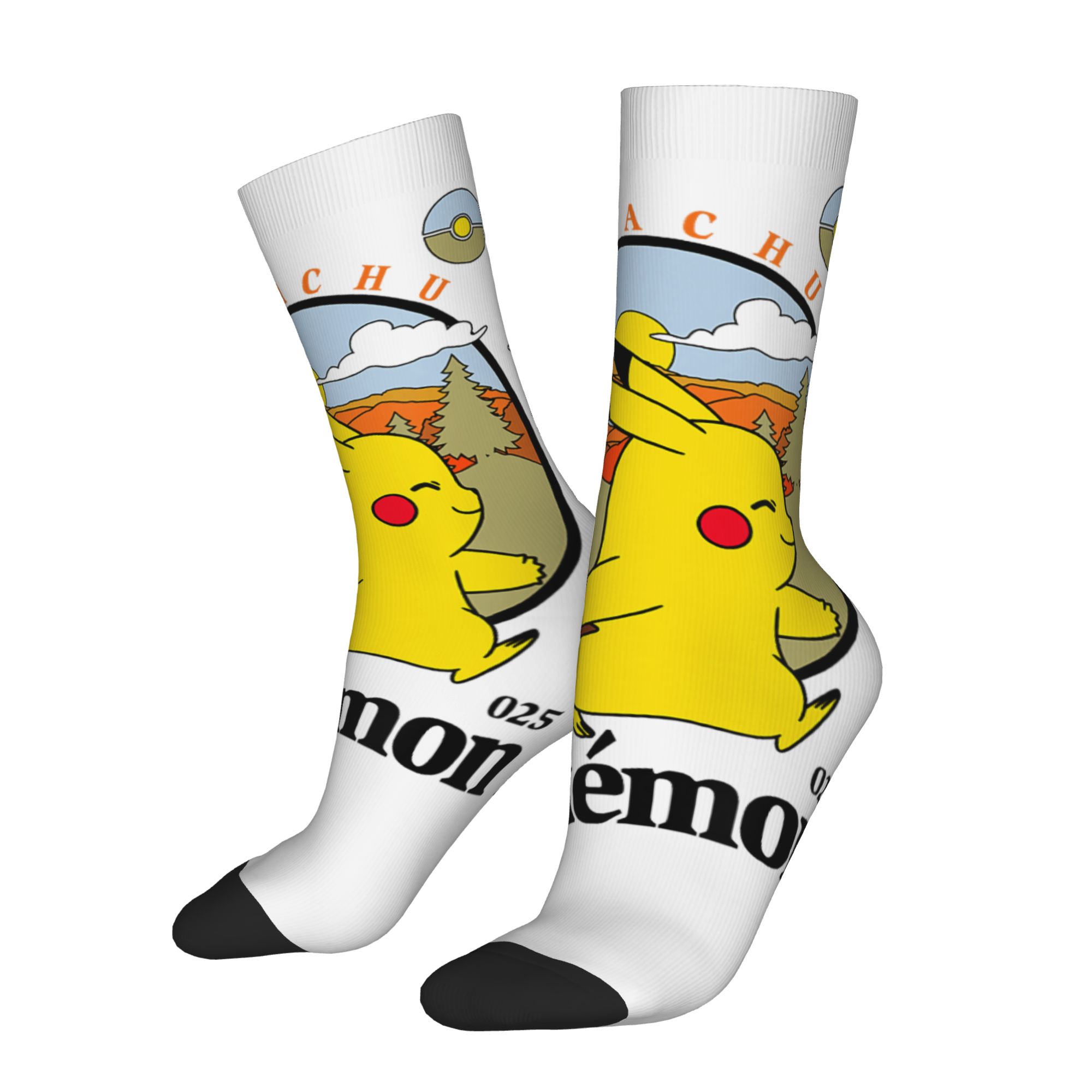 sports socks Pokemon Pikachu O - Outdoor Adventure Youtube 评论和价格