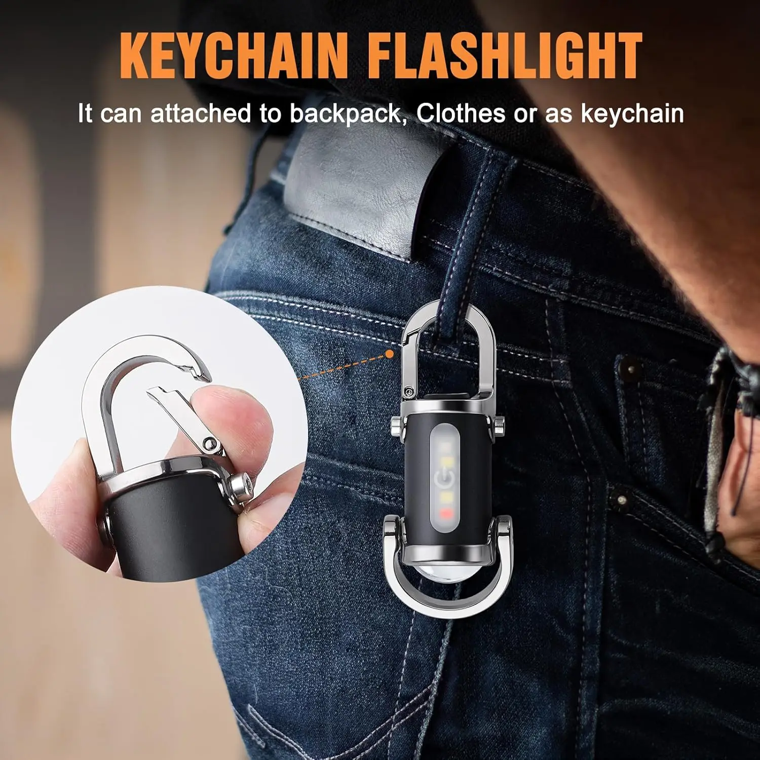 Mini Keychain Flashlight Recha - Outdoor Adventure Camp 评论和价格