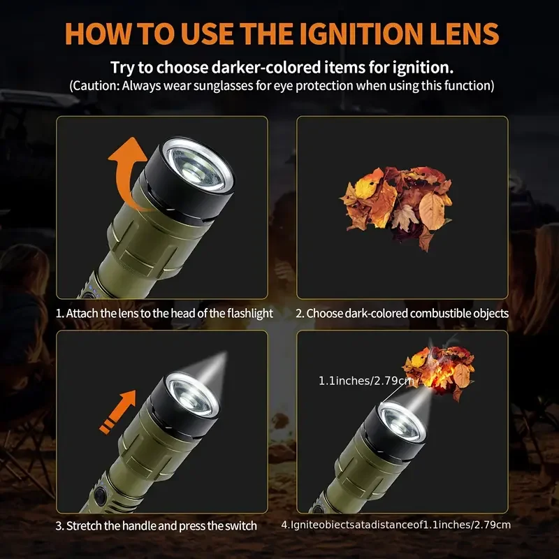 Ultra Powerful Flashlight Conc - Outdoor Adventure Camp 评论和价格