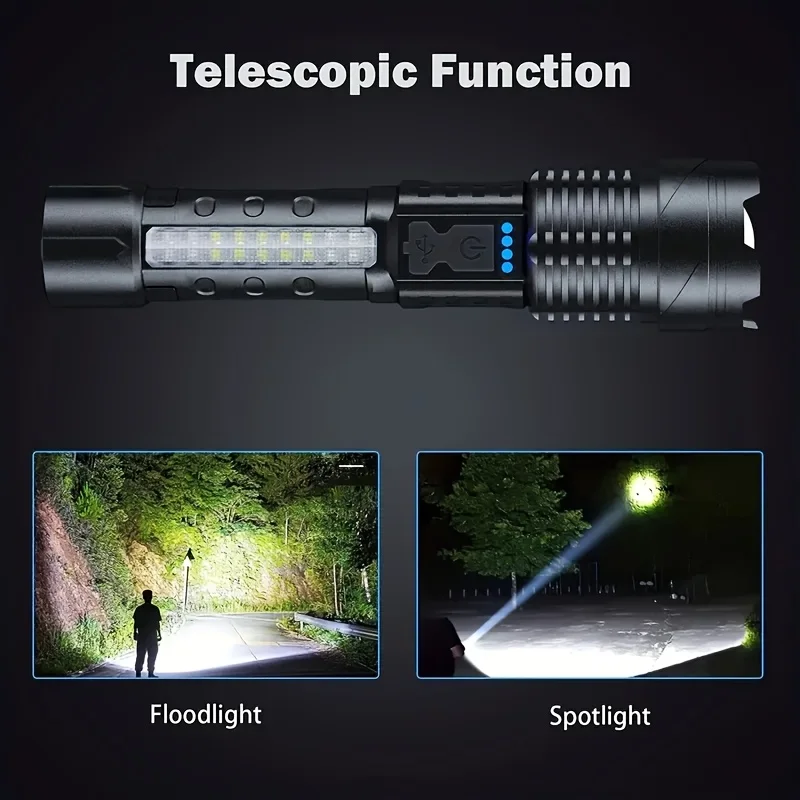 Powerful XHP50 LED Flashlight  - Outdoor Adventure Camp 评论和价格