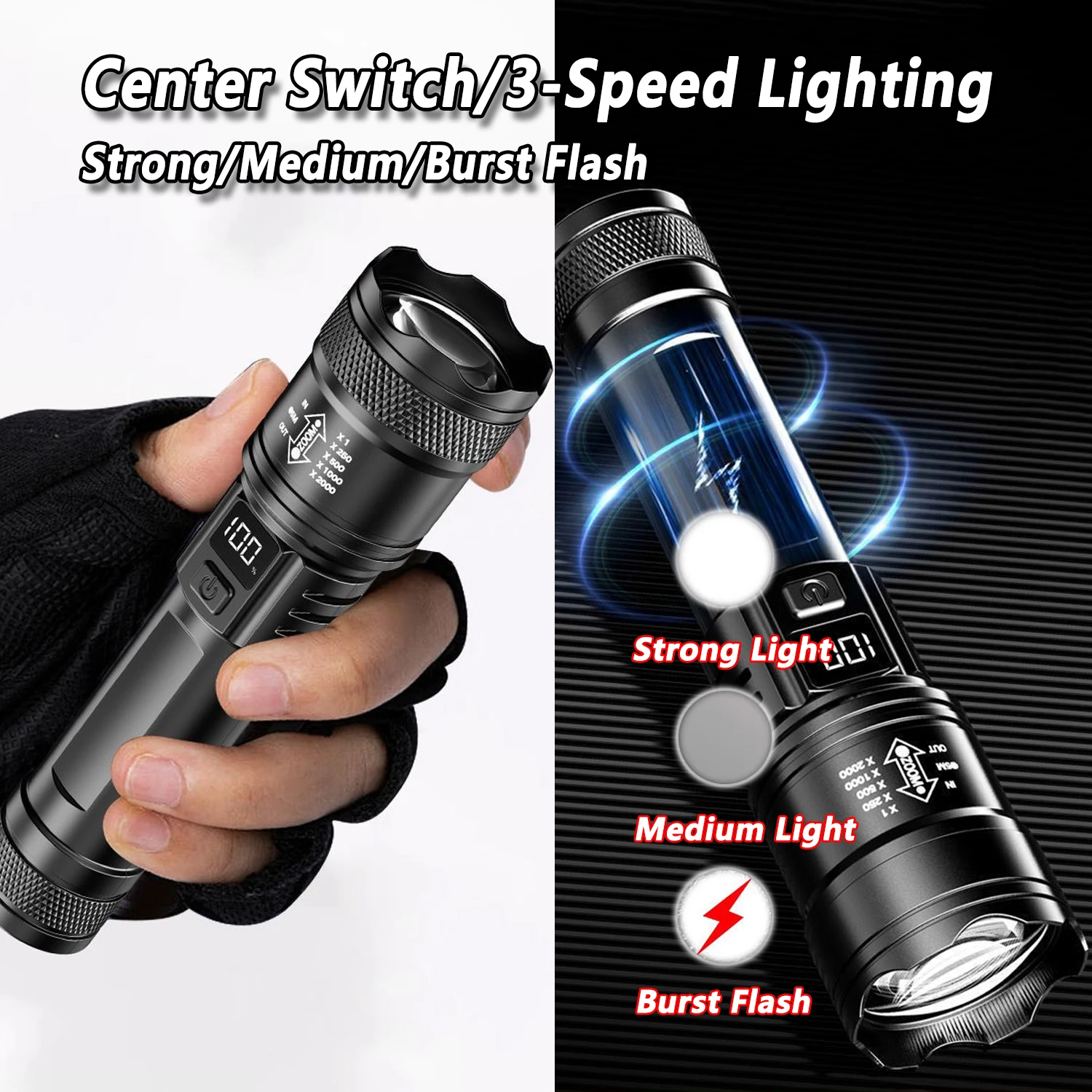 Ultra Bright LED Flashlight 20 - Outdoor Adventure Camp 评论和价格