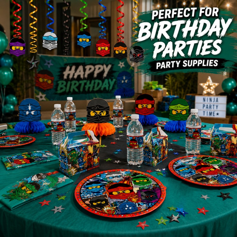 Ninja Combination Birthday Par - Outdoor Adventure Birthday Party 评论和价格