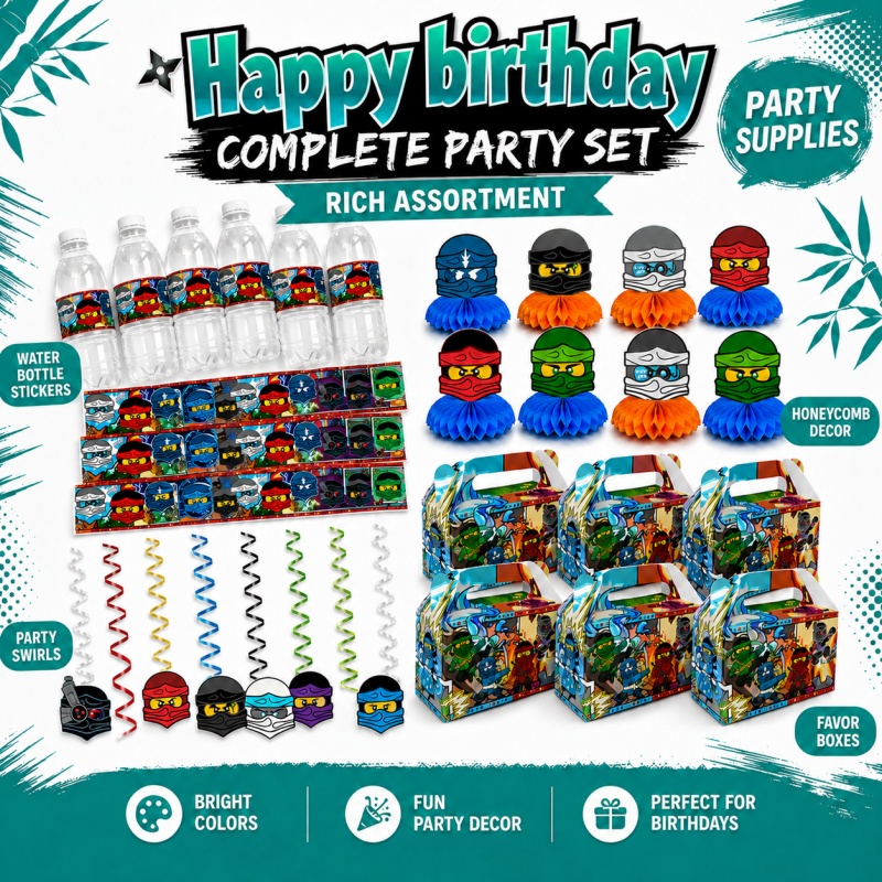 Ninja Combination Birthday Par - Outdoor Adventure Birthday Party 评论和价格